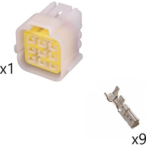 Kit connettore furukawa 090 porta femmina 9 vie