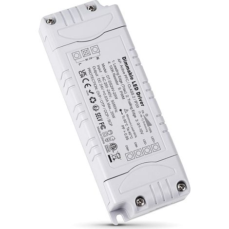 Transformateur 220V 24V 20W 0.83A Dimmable Triac (1/5)
