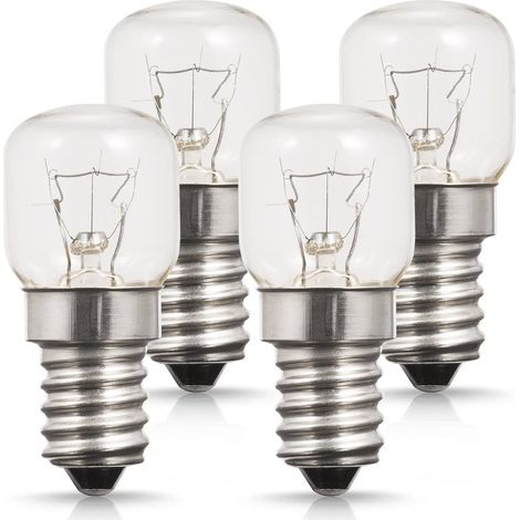 LAMPADINA PER FRIGORIFERO E 14 15 W CELLA FRIGO CONGELATORE - PZ 4 -- TF 75 (1/3)
