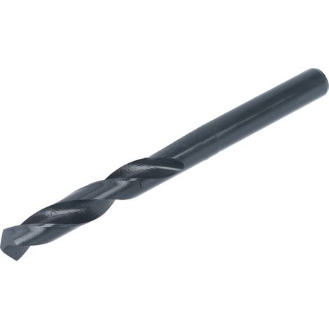 Foret hélicoïdal à queue réduite de 13 mm en acier rapide à lame noire, adapté au fer, à l'aluminium et au cuivre. (1/5)