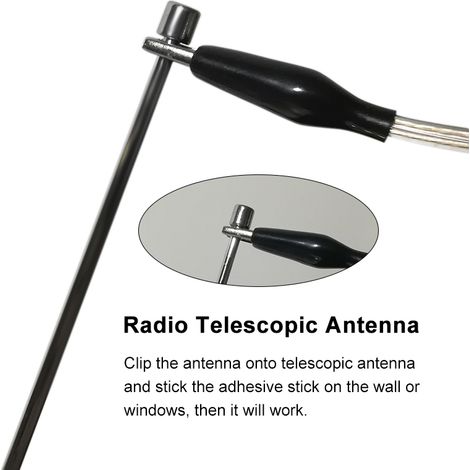 Antenne radio 108SE, amplification du signal radio, longueur 3,2 mètres (1/4)