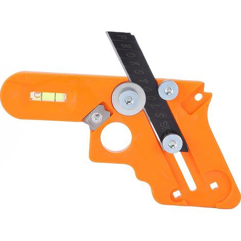 8mm Veneer Planer R1.5mm – Edge Trimmer with Spirit Level – Manual Woodworking Finishing Tool (1/5)
