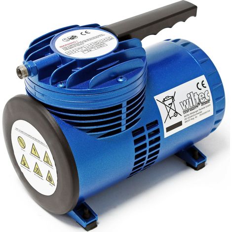 Mini compresor de aerógrafo modelo portátil solución óptima para uso móvil Compresor de membrana de aerógrafo portátil 160001734 (1/4)