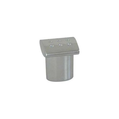 Bouton Meuble Contemporain Zamak Chromé L20x20mm - B BEAUTY