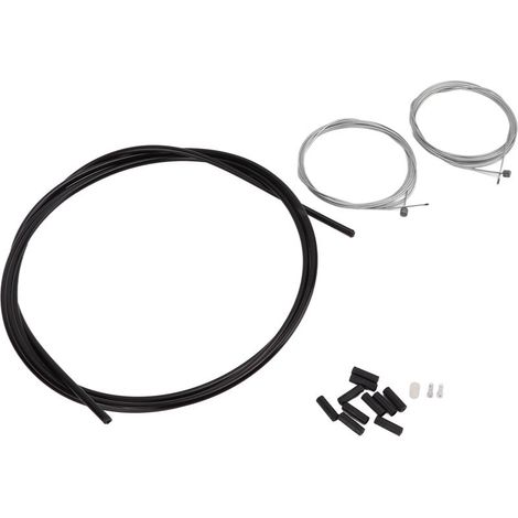 Gaine De Câble - Dérailleur Vélo - Universel Route Et VTT - 2 M - Acier Inoxydable Galvanisé - Kit Complet (1/5)