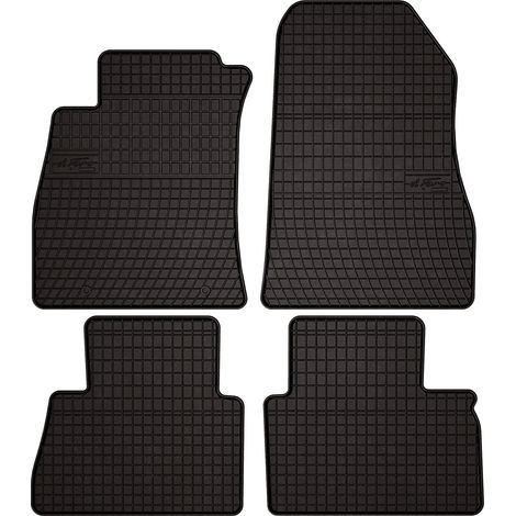 Tapis de sol en caoutchouc pour : Nissan Juke F15 crossover (2010-2017) - noirs, sur mesure (1/5)