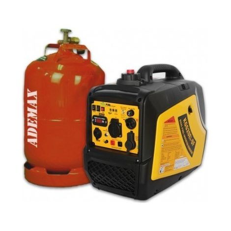 Groupe électrogène 2300W Gaz/Essence Inverter insonorisé – Moteur 4 temps OHV – Autonomie 6h – Idéal pour camping et food truck – Kompak (1/5)