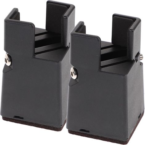 Blocs de rehausse réglables en ABS et acier, support robuste pour canapés bureaux, 1 à 3,7 cm, lot 2 (1/5)
