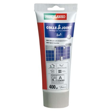 PAREXLANKO Pegamento para juntas 2en1 gris - 400gr - 03128