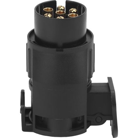 Adaptateur prise remorque 2 pièces, connecteur 7 vers 13 broches et 13 vers 7, interface camion, prise secteur camping-car, câble d'alimentation. (1/5)
