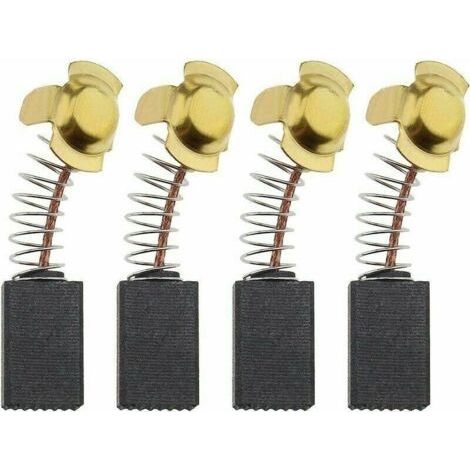 2 Paires Balais de Charbon Moteur Rechange de Perceuse Filaire Compatibles avec Titan TTB653SDS 1500w SDS Plus, 6x10x16mm- (1/5)