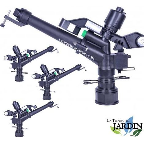 4 Stück Landwirtschaftspaket, 4 Bewässerungskanonen TOP 12 in 30 Metern Entfernung, einstellbar von 0 bis 360 °. 1 1/2'' Gewinde
