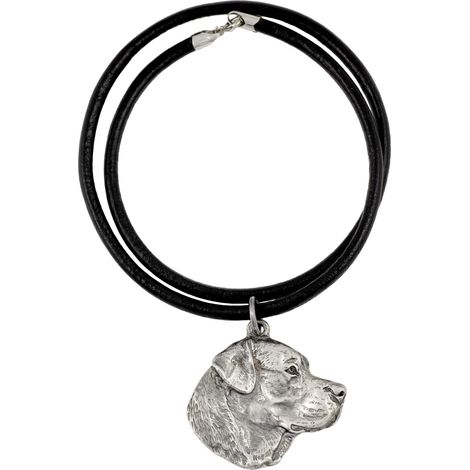 Labrador Retriever – Hundehalskette, versilberter Anhänger für Hundeliebhaber, einzigartiges Schmuckstück von Art-Dog (1/5)