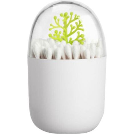 Boîte de rangement créative polyvalente en forme d'animal et de plante, boîte de rangement pour cure-dents, cosmétiques, coton-tige, petit pot de rangement divers (1/4)
