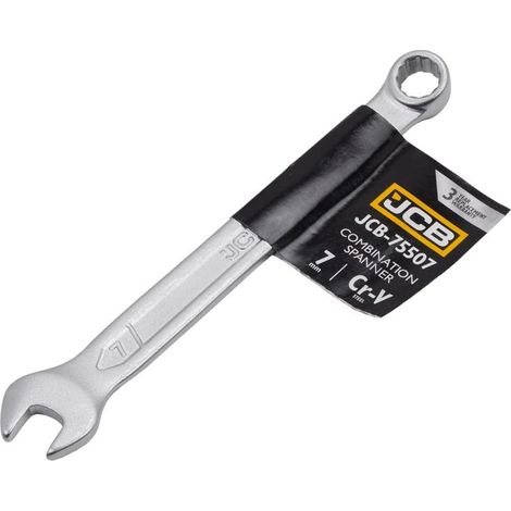 JCB Chiave combinata di 7 mm