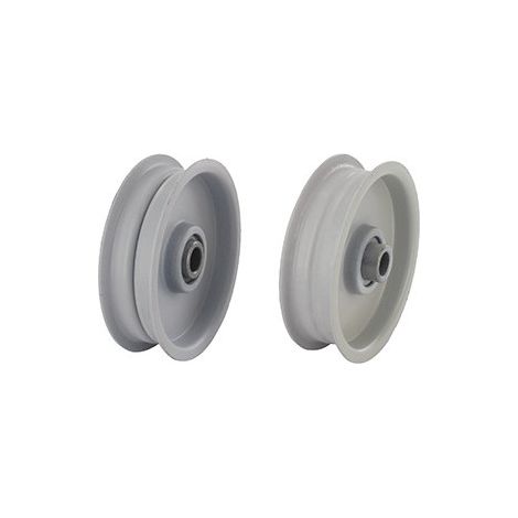 Polea de ranura plana con rodamiento adaptable para Ayp - Husqvarna - Mtd - Toro. Reemplaza original: 104679x, 532104679, 756-0225.