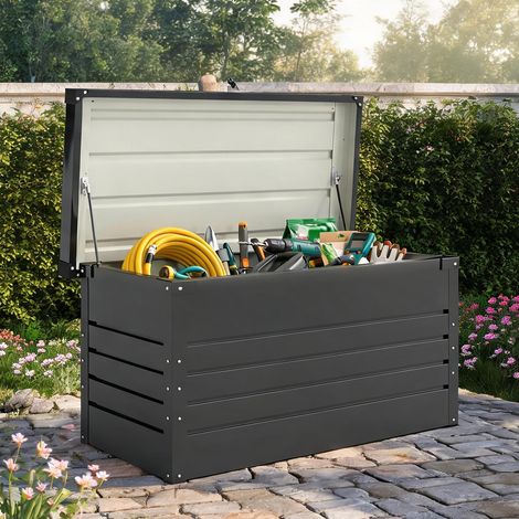 Coffre de jardin en verzinkter acier 120 x 61 x 62 cm (1/5)