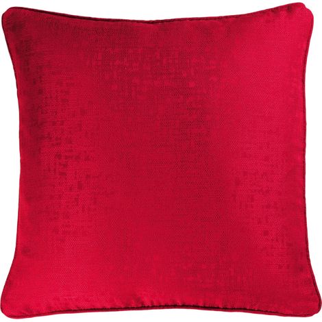Coussin Passepoil Adamo Jacquard Rouge 60 x 60 cm (1/2)