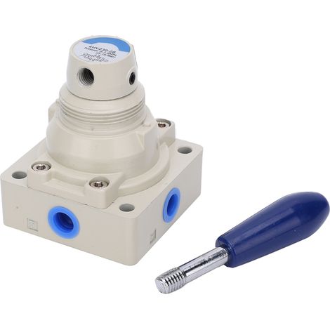 Robinet manuel à levier rotatif, distribution d'air pneumatique de remplacement, modèle 4HV230-08, commande manuelle, usage industriel, pièce détachée robuste. (1/5)