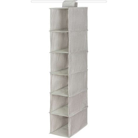 Compactor - Hängeorganizer 30x18x94 cm, 6 Fächer, grau RAN10114 (1/5)