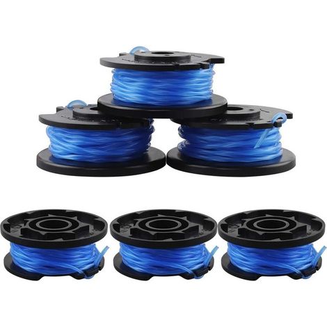 6 bobines de rechange pour le câble d'alimentation Ryobi One+ AC14RL3A-18V 24V 40V - Bobines de fil pour débroussailleuse Ryobi (1/5)