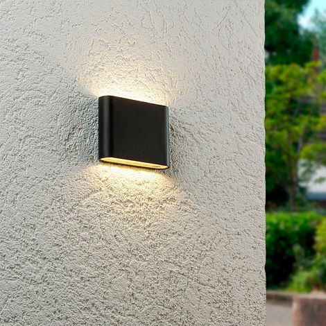 Wandleuchte Slide UP and DOWN 3000K IP54 - Watt: 6W - Farbe: Schwarz (1/5)