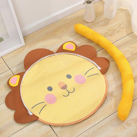 Tapis rafraîchissant pliable pour chats avec coussin amovible. Idéal par temps chaud, facile à nettoyer et antidérapant. (1/2)