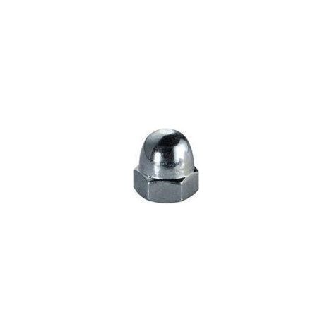 Tuerca Hexagonal 1587 M-04 Ciega Niquelada Fontana 100 Pz