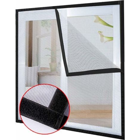 Filet de protection pour chat – Moustiquaire pour fenêtre de balcon 120 x 150 cm – Installation facile sans perçage – Résistant aux déchirures (1/5)