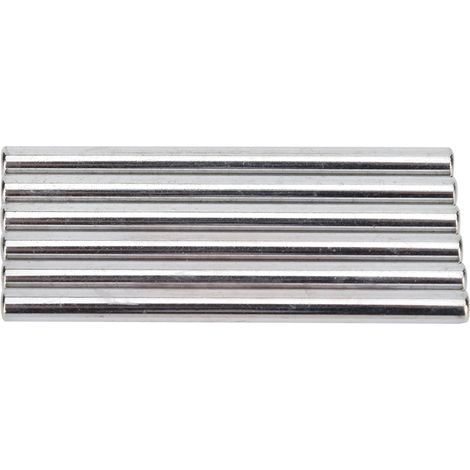 Lot de 6 axes en D en acier inoxydable 303/304 pour robots industriels de précision, 80 x 6 mm (1/5)