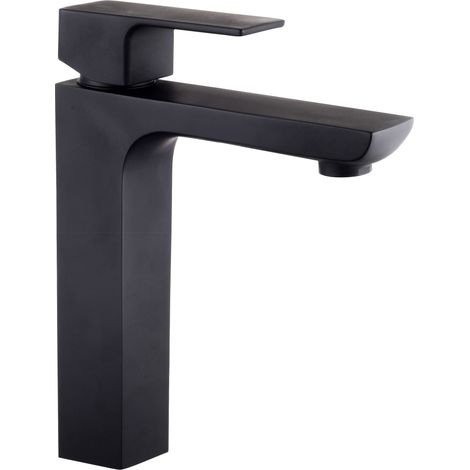 SERIE ELEGANT GRUPPO LAVABO MISCELATORE NERO OPACO- 1,0 pz
