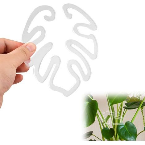 Tige Support Plantes, Acrylique Support Tige Plantes Interieur Support pour Plantes à Feuilles Piquets pour Plantes d'Intérieur et d'Extérieur,Transparent (1/5)