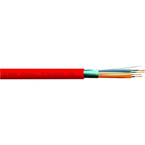 Feuerbeständiges Telekommunikationskabel HTKSHEKW PH90 2x2x1 Bitner B10105