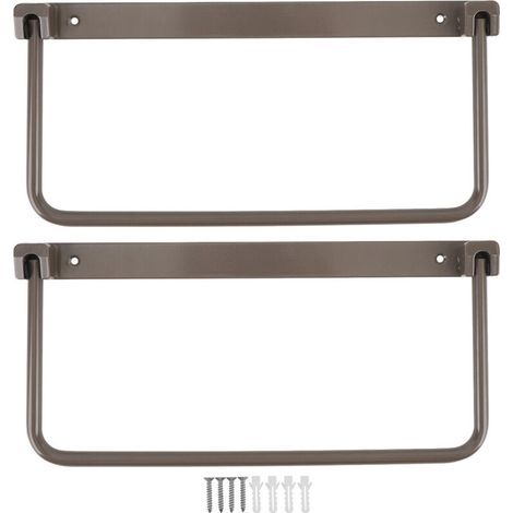 Porte-chaussures en aluminium Greensen RV, porte-chaussures mural pliable, armoire �� chaussures peu encombrante pour camping-cars et yachts (marron).