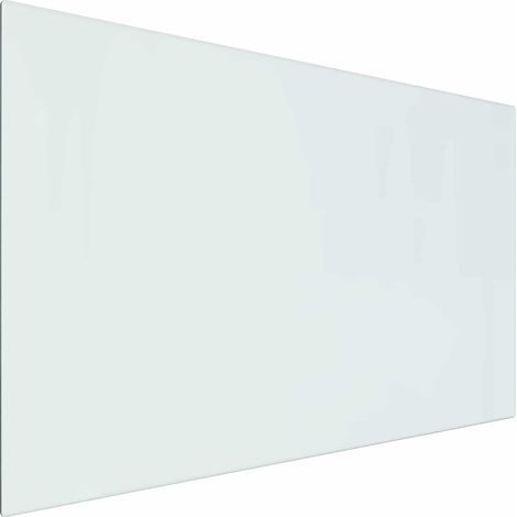Feuerstelle Glasplatte Transparent 80 x 50 cm Glas vidaXL