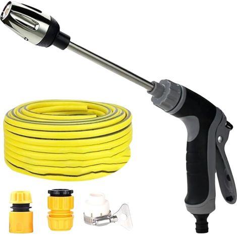 Nettoyeur haute pression pour tuyau d'arrosage Pulvérisateur puissant Buse jardin, cour, terrasse - (1/5)