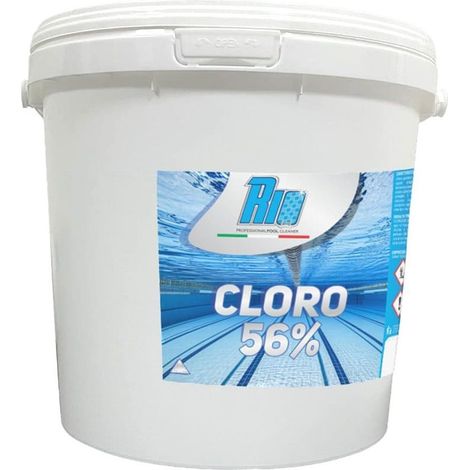 TrAdE Shop Traesio - Secchio Di Cloro Granulare Al 56% Per Sanificazione Pulizia Delle Piscine Da 5 Kg 655479a -
