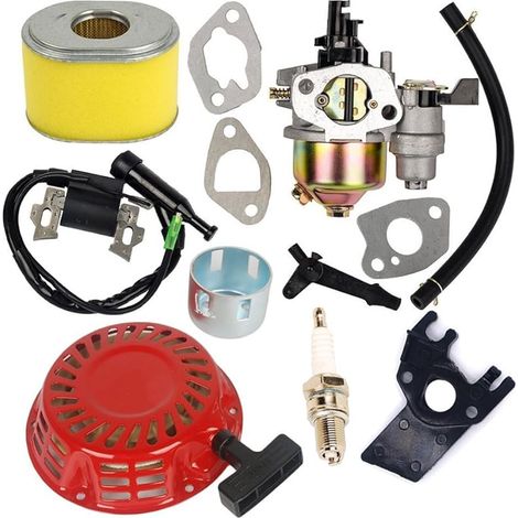 Carburateur avec filtre à air 17210-ZE1-822 Bobine d&39allumage pour moteur Gx140 Gx160 Gx200 5,5 HP 6,5 HP (1/4)