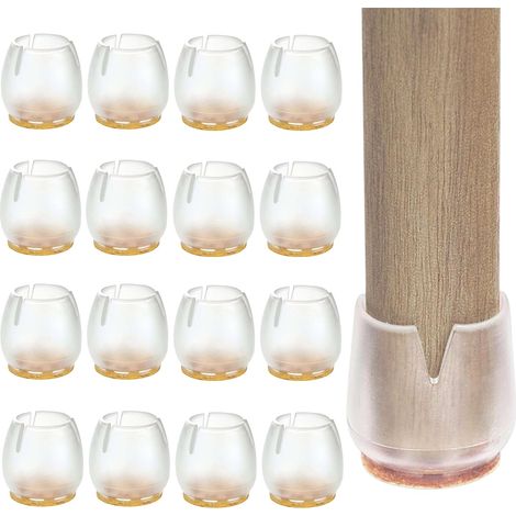 ✮Marque Francaise✮- Feutre Pied 16 PCS✮✮Garantie A Vie✮✮12-16MMPatin Silicone pour mobilier/Meubles-Embout Anti-Rayures-Tampon Chaise Protection parquet (1/5)