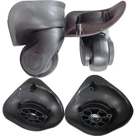 Ruedas de repuesto para maletas，ruedas para reparación de maletas，accesorios para equipaje (negro (1/5)