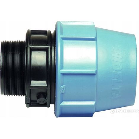 RACCORDO DIRITTO MASCHIO PLASTICA - 50 x 1"1/2