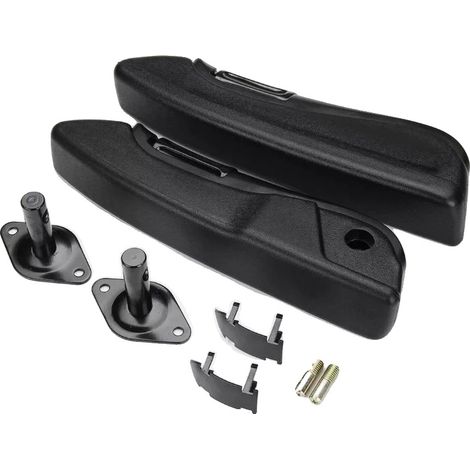 Reposabrazos del asiento, diseño ajustable, materiales duraderos, 2 piezas (1/2)