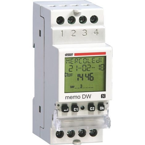 Vemer memo dw orologio settimanale 1 canale ve339800