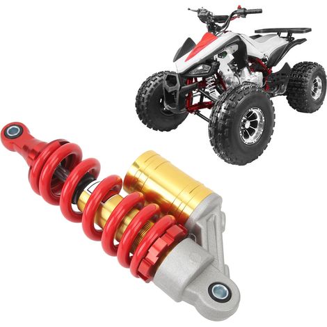 Amortisseur à ressort réglable de 270mm, Suspension pour 90cc, 110cc, 125cc, 250cc, Dirt Pit Bike, ATV, Quad, Go Kart (1/5)