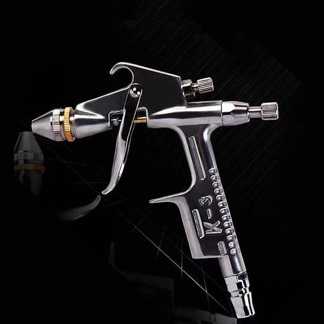 pistolet Peinture Multi-calibre Pot Infrieur 1 Pice Argent Pistolet Peinture Pistolet Peinture Pneumatique (1/3)