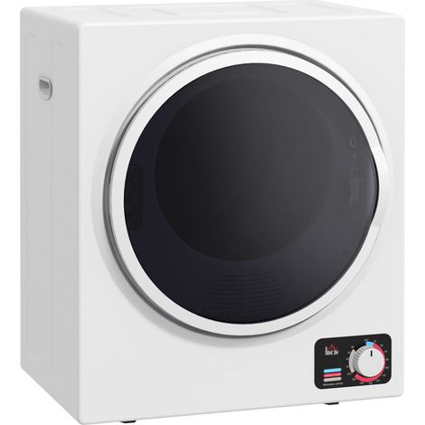 Asciugatrice elettrica portatile, 850 W, capacità 33 L, 4 modalità di funzionamento, acciaio inox, 49 x 40,5 x 60 cm (L x P x A)