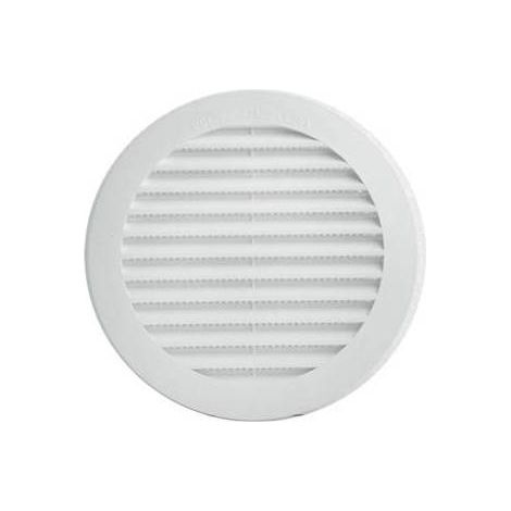 Idroweb – Grille de ventilation VMC abs anti-insectes type rond 80 mm – Débit max 200 m³/h – Installation facile pour espaces confinés
