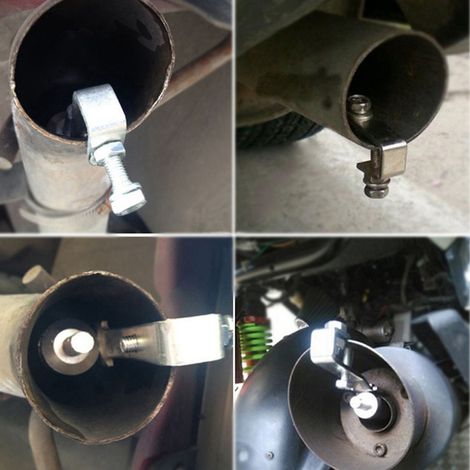 Insert pour tuyau d'échappement siffleur - Accessoire son turbo bov - Embout silencieux catback avec effet sifflement (1/5)