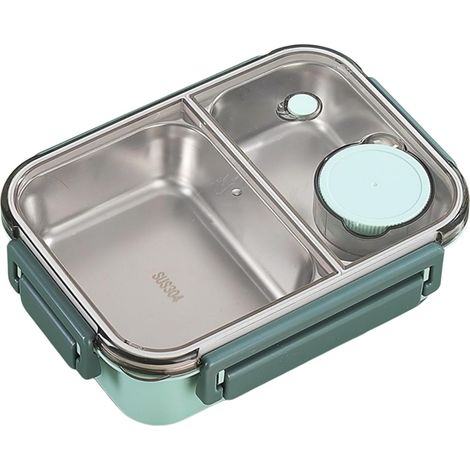 Boîte de conservation alimentaire étanche en acier inoxydable (1/5)