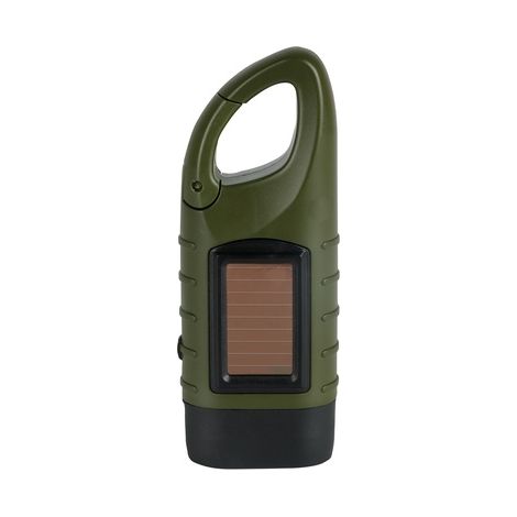 Linterna solar LED dinamo 20lm